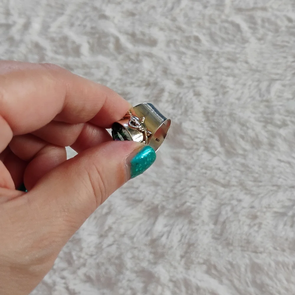 Sterling Silver Mystic Topaz Ring